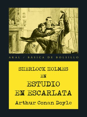 cover image of Estudio en escarlata